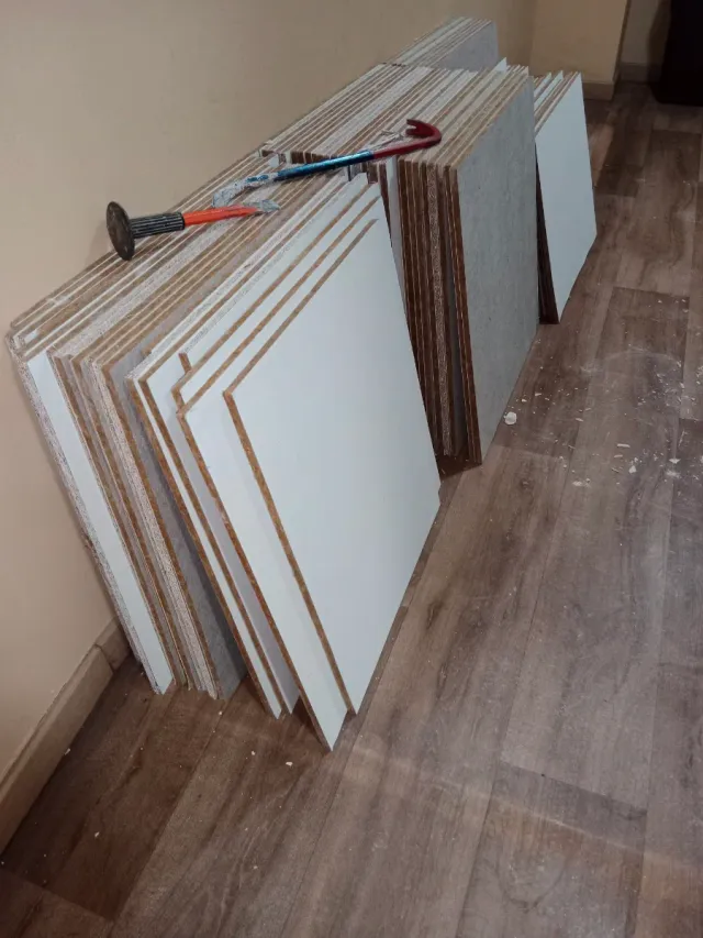 Placas de lana de roca desmontables