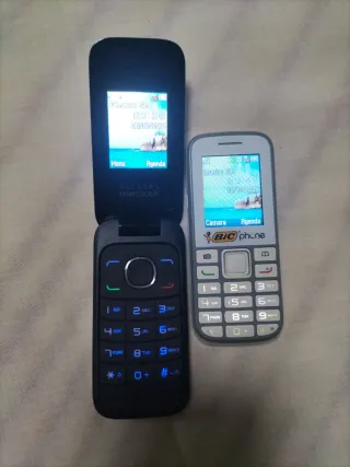 2 Telefoni mobili Alcatel + caricatore originale