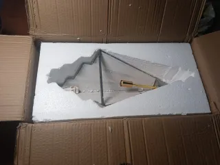 Aplique de pared diseño geométrico