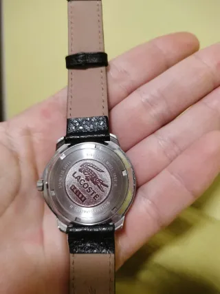 Reloj Lacoste Negro y Plateado