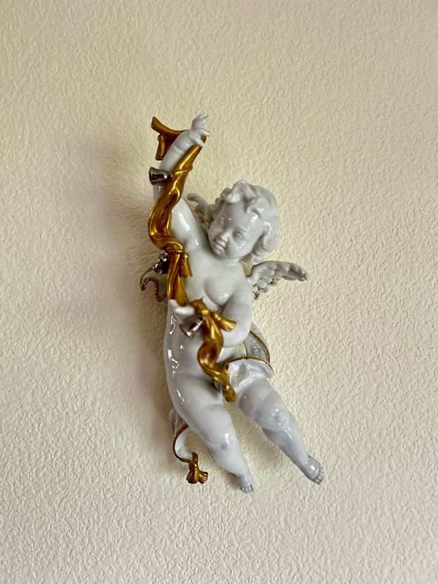 Querubín Angel Lopez Moreno Porcelana Blanca