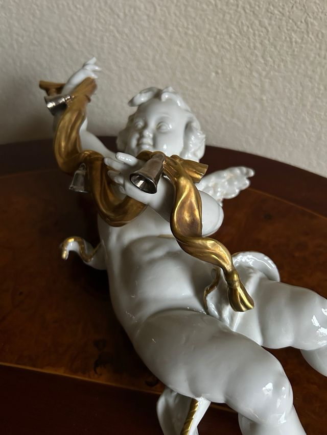 Querubín Angel Lopez Moreno Porcelana Blanca