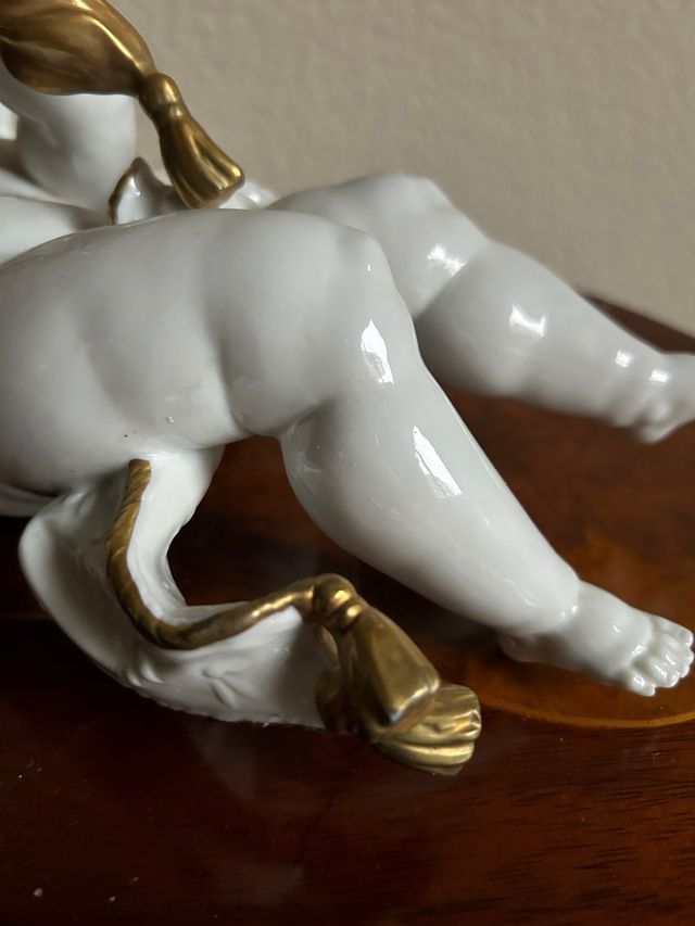 Querubín Angel Lopez Moreno Porcelana Blanca