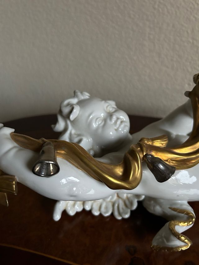 Querubín Angel Lopez Moreno Porcelana Blanca