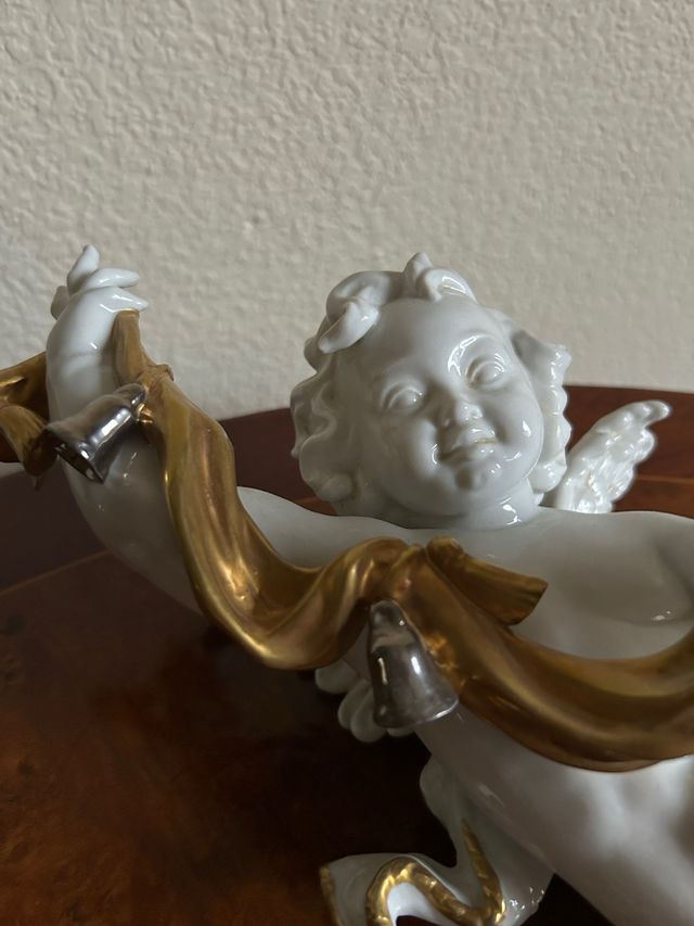 Querubín Angel Lopez Moreno Porcelana Blanca