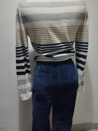 Pantalón Stradivarius Azul Talla S