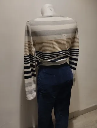 Pantalón Stradivarius Azul Talla S