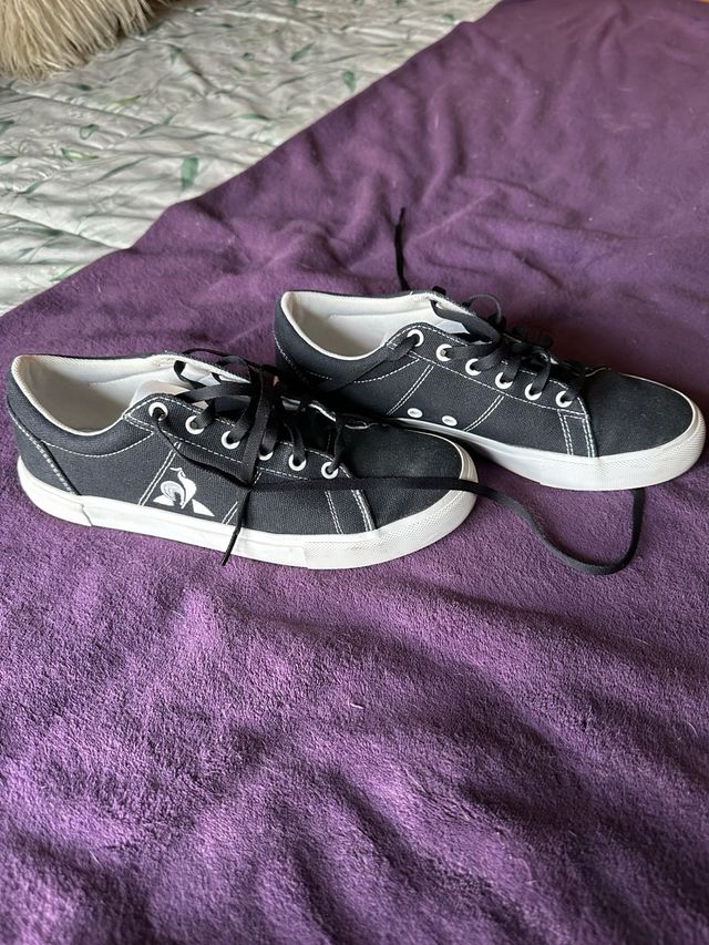 Zapatillas Le Coq Sportif Negras Cordon Talla 38