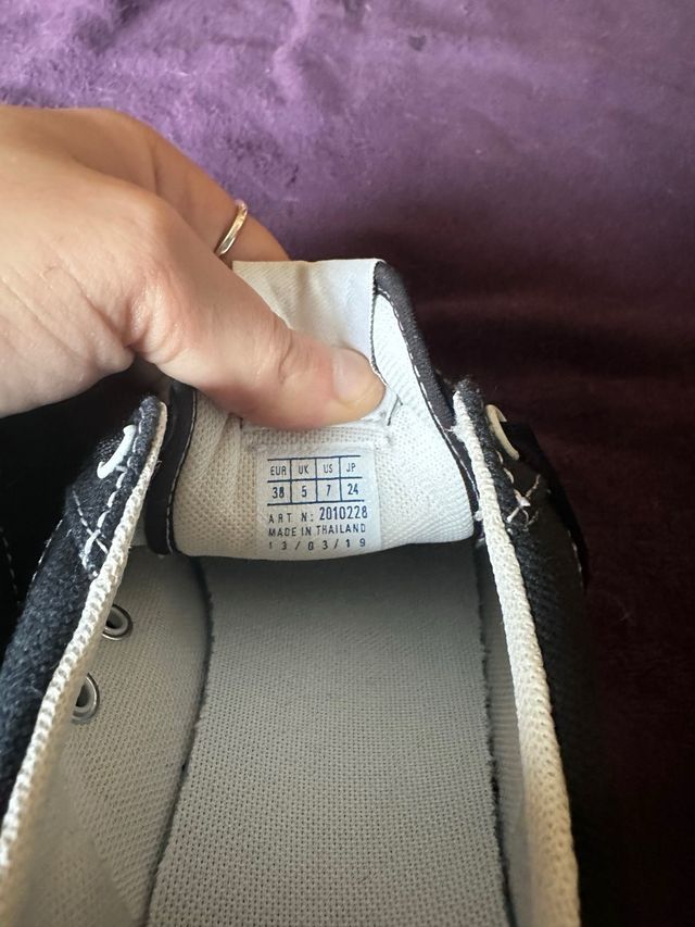 Zapatillas Le Coq Sportif Negras Cordon Talla 38