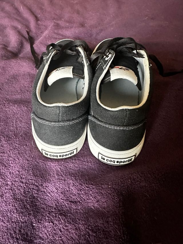 Zapatillas Le Coq Sportif Negras Cordon Talla 38