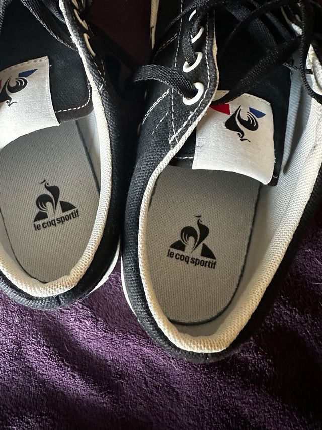 Zapatillas Le Coq Sportif Negras Cordon Talla 38