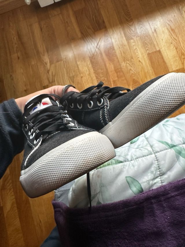 Zapatillas Le Coq Sportif Negras Cordon Talla 38