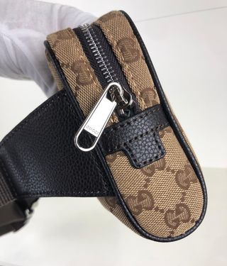 Riñonera Gucci Beige/Marrón