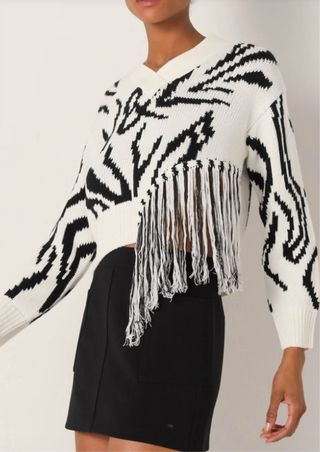 Jersey Victorio & Lucchino Flecos Blanco y Negro