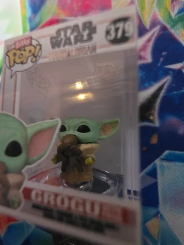 Funko Bitty Pop Grogu con Rana 379 the mandalorian