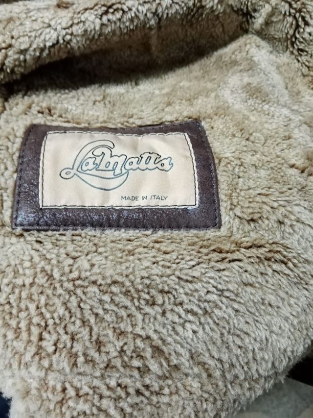 Giubbotto uomo marrone shearling