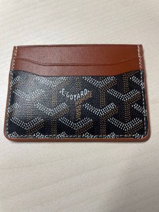 Billetera Goyard Negra y Marrón