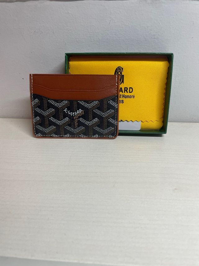 Billetera Goyard Negra y Marrón