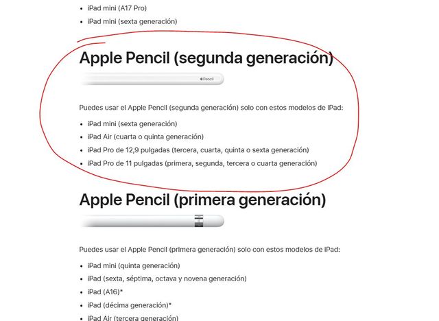 Apple Pencil 2da Generación