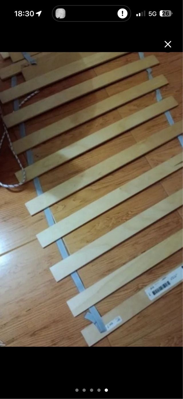 Cama Ikea infantil con barrera