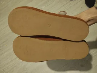 Zapatos terciopelo marrón talla 40