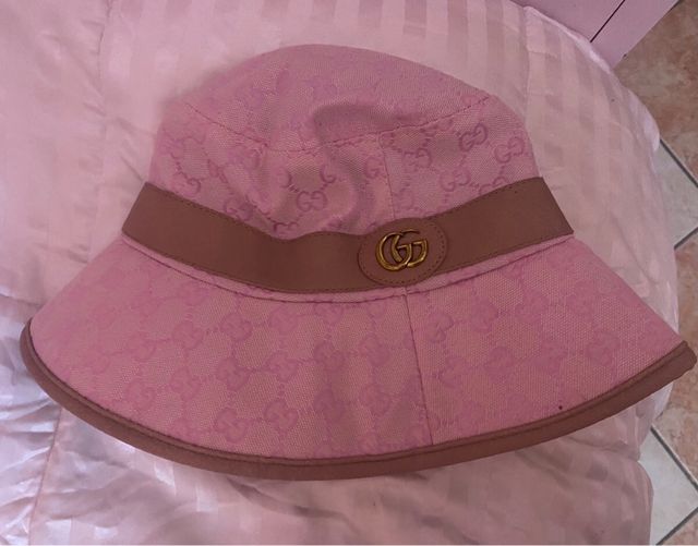 Cappello Gucci Donna Rosa GG