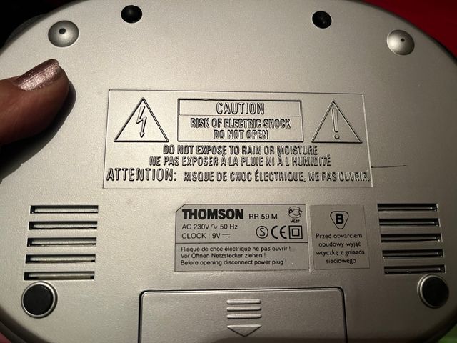 Radiosveglia Thomson RR 59