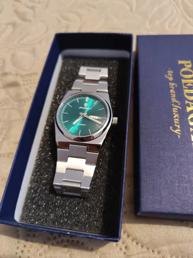 Relógio Poedagar Verde Masculino