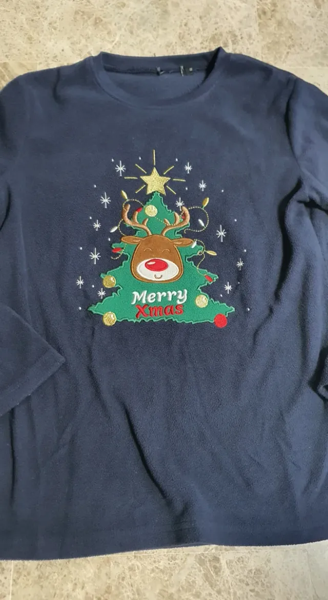 Pijama Navidad Niño/Niña Talla 12