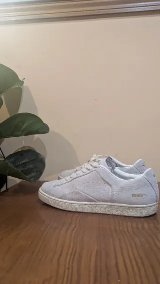Puma Suede Talla 43 Gris/Blanco
