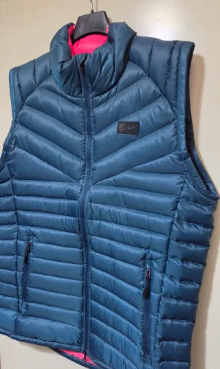 Chaleco plumas Atlético de Madrid Azul