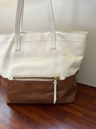 Borsa shopping leather Miu Miu, bicolor.