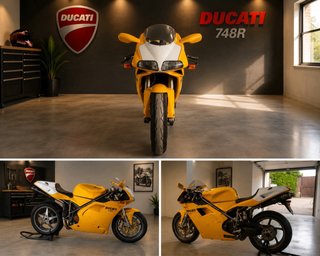 Ducati 748 acabado R  Amarilla Restaurada