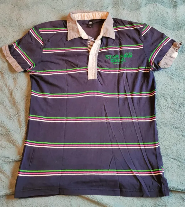 Polo G-Star RAW Rayas Talla L