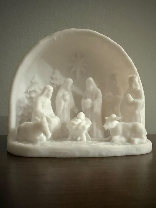 Nacimiento Navideño blanco