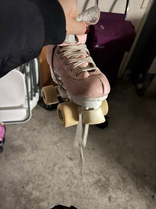 Patines Clásicos Rosas Talla 36