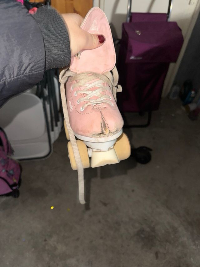 Patines Clásicos Rosas Talla 36