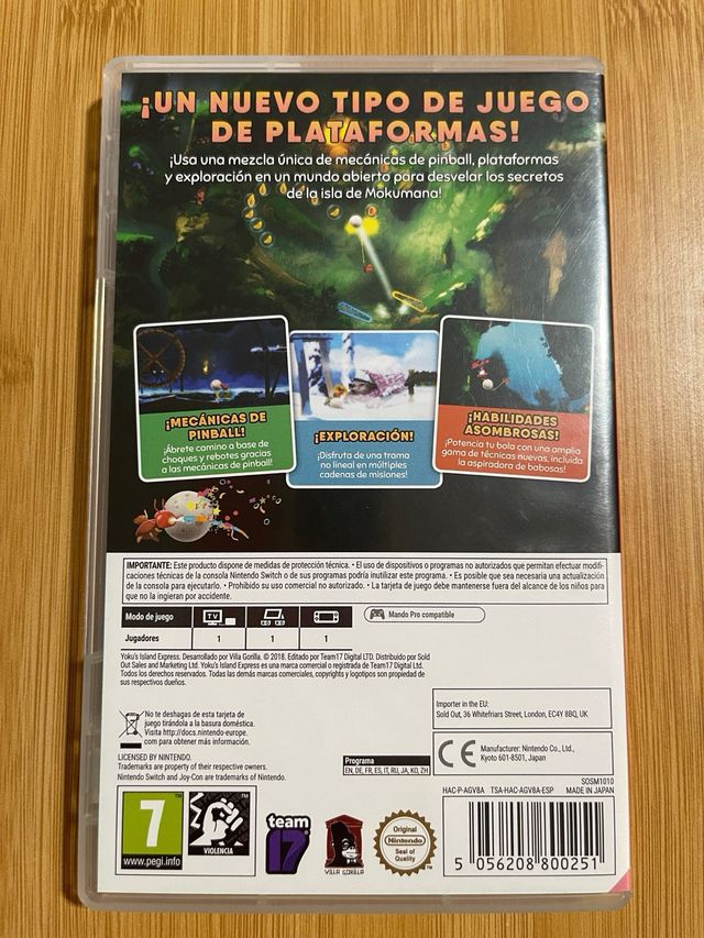 Yoku's Island Express Nintendo Switch