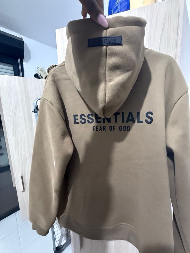 Felpa Essentials Fear of God Marrone