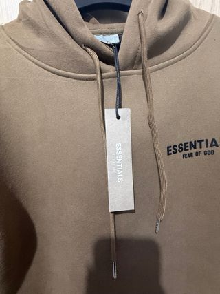 Felpa Essentials Fear of God Marrone