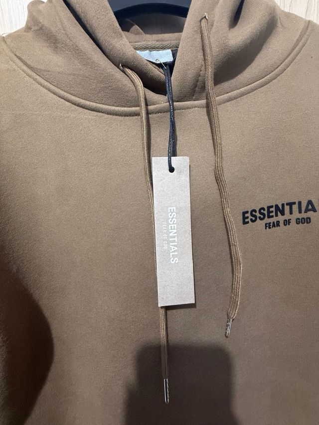 Felpa Essentials Fear of God Marrone