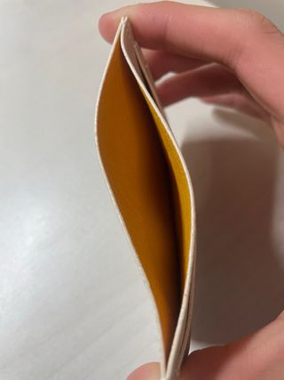 Billetera Goyard Beige y Blanca