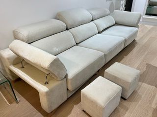 Sofá grande tres plazas seminuevo