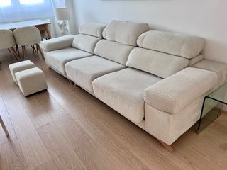 Sofá grande tres plazas seminuevo