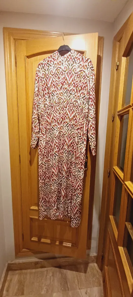 Vestido estampado multicolor talla M