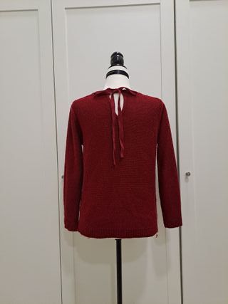 Jersey Sfera trenzado burdeos talla M