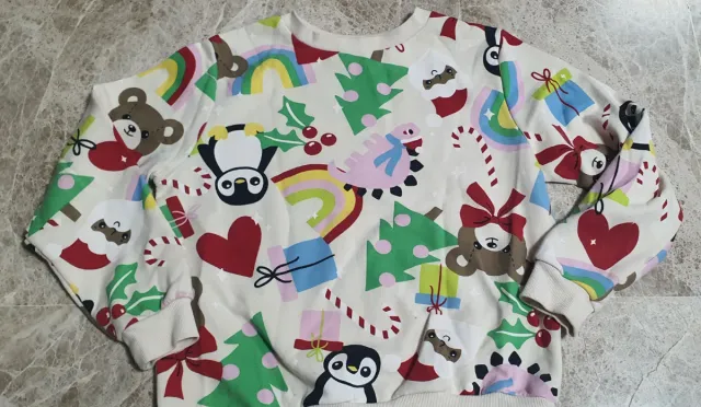 Sudadera Navidad Niña Talla 8/10 Años