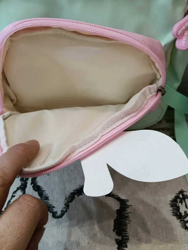 Mochila escolar infantil con diseño de conejo