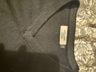 Maglione in cashmere nero