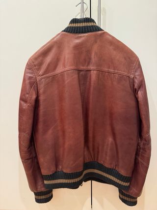 Chaqueta Bomber Piel Harmont & Blaine Marrón Tal L